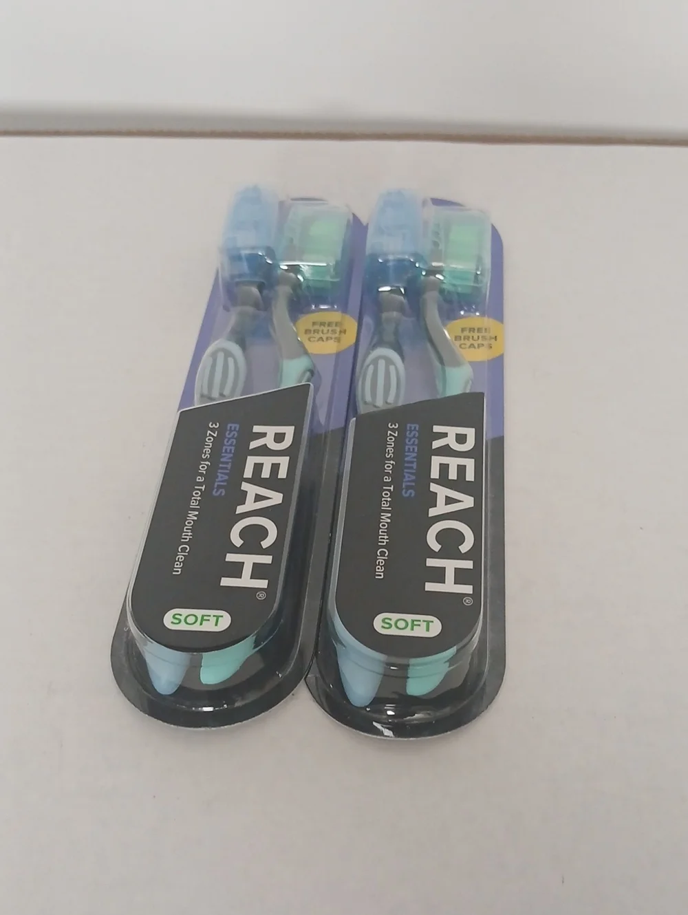 Soft Toothbrushes - Mint & Blue (2 Pack)